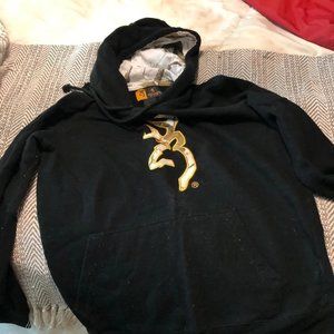 Size Small Browning Hoodie Black